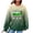 Army Green, variant on YUNAFFT Easter Women's Fashion Printed Long Sleeves Casual Tops Sweatshirt Hoodies Walf Checks Drawstring Hooded Loose Age-reducing Cartoon love Blouse Valentine's Patrick's day