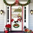thumbnail image 4 of 1 funda para puerta de casa de jengibre de Papá Noel para Navidad, decoración para fiestas en el hogar, fondo colgante, decoración navideña de Año Nuevo, 4 of 5