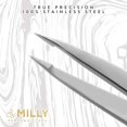 thumbnail image 4 of Pinzas de acero inoxidable con alto contenido de carbono de MILLY Pointed, 4 of 7