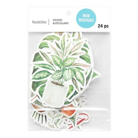 UPC: 0195158470550 | Green Plants Die Cut Stickers by Recollections™