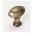 thumbnail image 3 of Traditional Oval Knob, Antique English, 1.25" H x 0.75" W x 0.5" D, 3 of 4