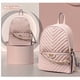 thumbnail image 2 of Victoria's Secret VS v Patrón De Cuero Pequeña Mochila Remache Cadena Decoración Mini Mujeres Casual Bolsa De La Escuela, 2 of 4