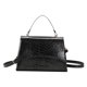 thumbnail image 2 of Bolsa De Hombro Bolsa bandolera para mujer Bolsas tipo satchel de cocodrilo con láser de PU brillante para viajes (negro) Likrtyny Para Estrenar, 2 of 9