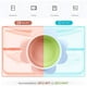 thumbnail image 4 of Tazón de silicona con ventosa, tazones de alimentación para bebés con base de succión, tazón de silicona, sin BPA, para bebés, niños pequeños, autoalimentación, color blanco Sailing Electrónica, 4 of 6