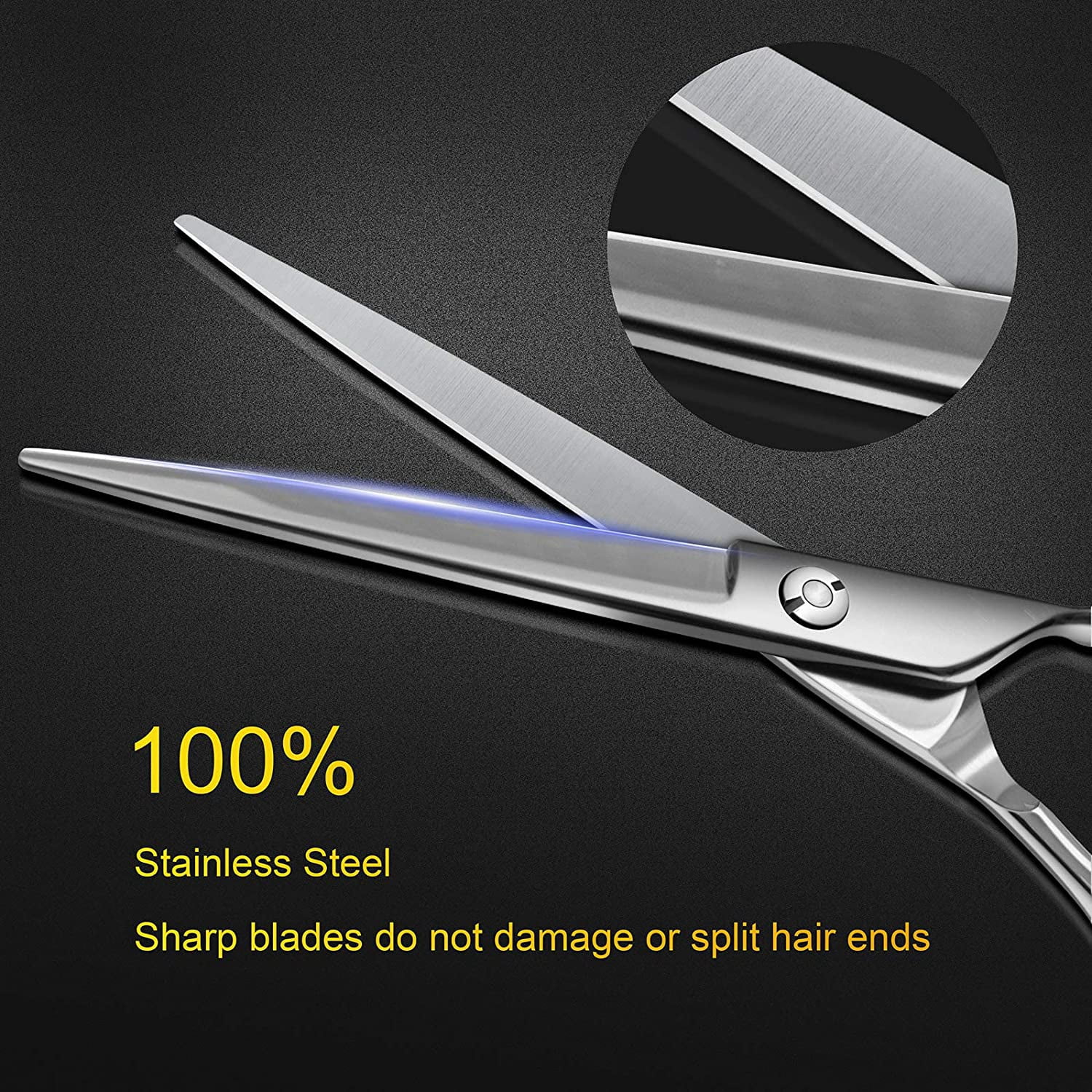 Professional Japanese Stainless Steel Hair Scissors (6 Inch) for