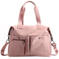 thumbnail image 1 of OHOIOLLA 1Ud Tote Rosa De Gran Capacidad Con Bolsillos Múltiples En Oxford, 1 of 8