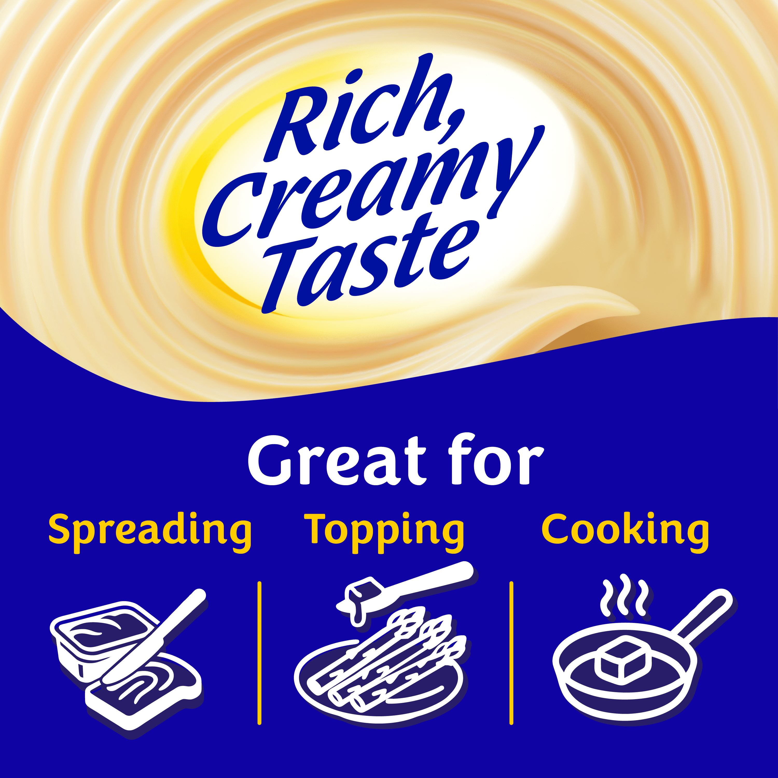 I Can’t Believe It’s Not Butter!® Light, a NutriRich™ Buttery Spread​, 15 oz Tub