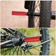 thumbnail image 6 of Uxcell 2 Pairs Bike Pegs Aluminum Alloy Rear Stunt Pegs Anti-Skid Back Seat Stands fit 3/8" Axles for Mountain Bike, Red & Blue, 6 of 6