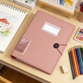 thumbnail image 1 of A4 Expanding Document Folder 30 Pockets 60 Pages Plastic Organizer With Snap Closure Transparent File Holder For Office School Paper Storage Receipts Contracts Documents Filing Organizer Case, 1 of 6