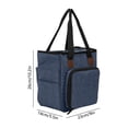 thumbnail image 3 of Gumesh Small Portable Yarn Storage Bag for Knitting Kit, Crochet Tote Organizer for Accessories & Supplies (Bag Only), 3 of 5