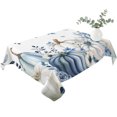 thumbnail image 2 of Blue Fall Table Cloth Waterproof Tablecloths, Thanksgiving Pumpkins Weeping Botanical Tablecloth Dining Table Cover for Kitchen Party Tabletop Outdoor, Rectangle Tablecloth 60x102 Inch, 2 of 9