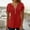 A_ Red, variant on Olyvenn Summer Tops for Women Dressy Casual Gradient Boho Short Petal Sleeve Tunic Shirts Pleated Button V Neck Henley Blouses Multicolor XXL