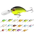 thumbnail image 2 of Azul 1pc manivela ojos 3d pesca anzuelo afilado aparejo, 2 of 5