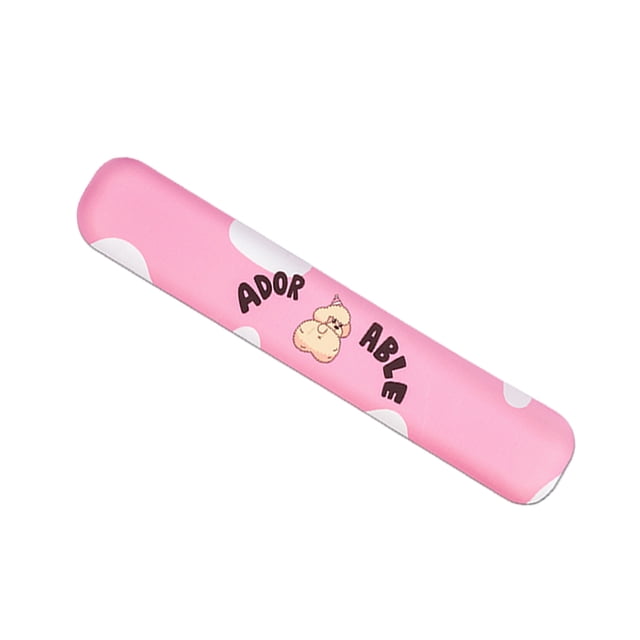 Almohadilla de reposamuñecas antideslizante de espuma viscoelástica Sunnimix con teclado patrón perro 440x80x18 mm