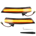 thumbnail image 1 of Par de luces LED dinámicas con intermitentes para espejo retrovisor, compatibles con Ford Focus MK2 y MK3., 1 of 14