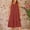 Wine, variant on Crochet Hollow Halter Dress for Women 2024 Summer Sleeveless Mini Dresses Boho Tiered Flowy A Line Beach Sundress