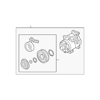 Genuine OE Mazda Compressor - KB8E-61-450