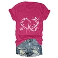 thumbnail image 7 of Towmus Womens Breast Cancer Shirts Pink Ribbon Graphic Tees Cute Short Sleeve Tops Dressy Casual Blouse Breast Cancer Survivor Gifts T-shirts, 7 of 7
