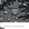 thumbnail image 2 of Small Shower Curtain Mountain Forest Nature Tree Fabric Shower Curtain for Bathroom Plant Shower Curtain Water Repellent Shower Curtain Bathtubs Hotel, 36 x 72 inch, Black, 2 of 5