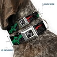 thumbnail image 2 of Buckle-Down Pet Collar, Dog Collar Metal Seatbelt Buckle, Roller Skates Black Gray Multi Color, 9.5 to 13 Inches 1.0 Inch Wide, 2 of 8