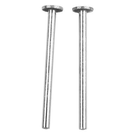 

2Pc Diamond Grinding Head Burrs Abrasive Polishing Jade Stone Carving 3Mm Shank 1.2X8
