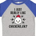 thumbnail image 4 of Inktastic I Just Really Like Chickens Ok Boys or Girls Toddler T-Shirt, 4 of 5