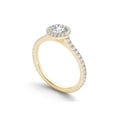 thumbnail image 2 of 1 Carat T.W. Diamond Single Halo 14kt Yellow Gold Engagement Ring, 2 of 4