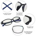 thumbnail image 3 of Monturas de gafas unisex Gafas ópticas Gafas sin receta Montura completa Lente transparente reemplazable 56-16-145, 3 of 7
