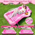 thumbnail image 3 of Tumbona inflable para bronceado con forma de flotador Turnmeon, 72 x 47 cm, con rociador, 3 of 6