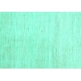 thumbnail image 1 of Ahgly Company Indoor Rectangle Solid Turquoise Blue Modern Area Rugs, 2' x 3', 1 of 4