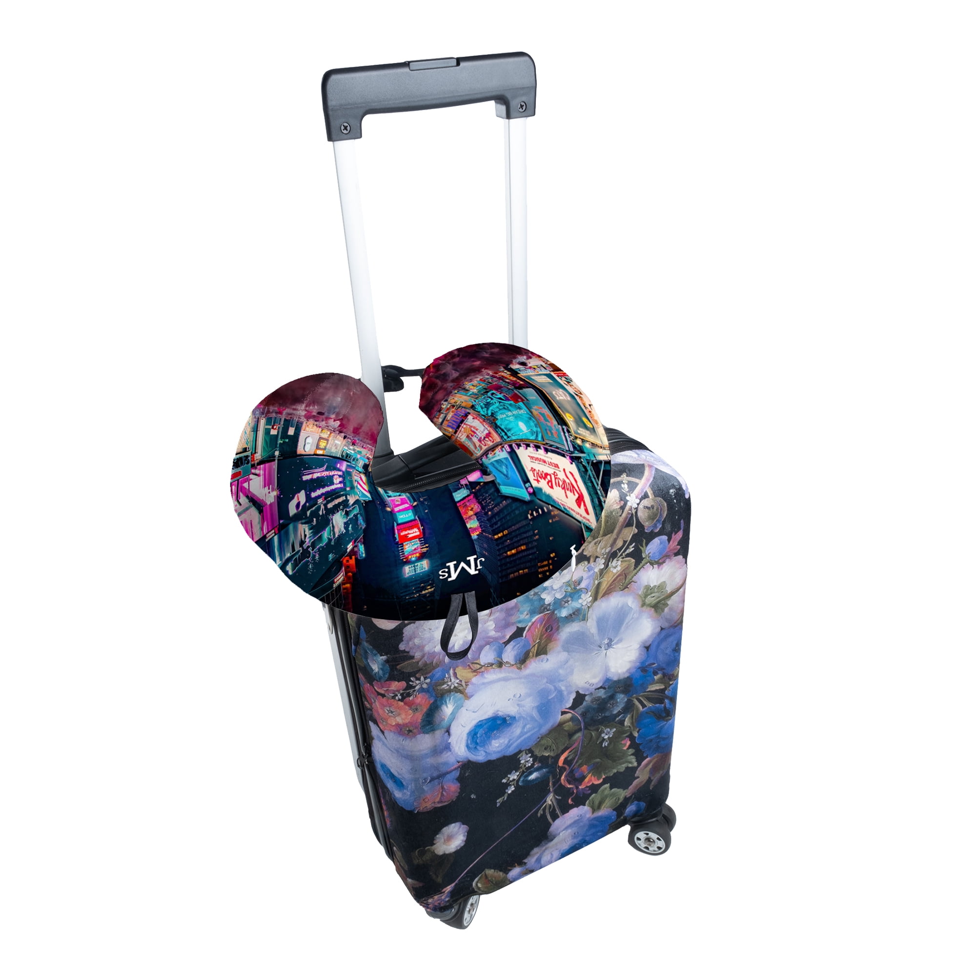 Travel Neck Pillow, 14x12, Polyester Cover, Pillow Insert, Machine Washable Cover, Unsex, 0.64lbs.