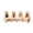 Beige, variant on Striped Stool Covers, Elastic Dining Chair Seat Covers, Printed Stretch Slipcovers for Home Office and Restaurant(A)