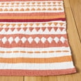 thumbnail image 3 of SAFAVIEH Montauk Kenyon Southwestern Cotton Area Rug, Orange/Ivory, 6' x 6' Square, 3 of 8