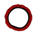 thumbnail image 1 of Car Steering Wheel Cover Microfiber Breathable Elastic Anti-slip Protector H9C7, 1 of 8