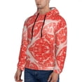 thumbnail image 3 of Salouo Beef Steaks Pattern Men's Fall Hoodie Sweatshirt,Sport Hoodie with Pockets for Men Pullover Casual Hooded Sweatshirt-XX-Large, 3 of 7
