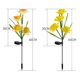 thumbnail image 2 of String Lights 2 Pack Solar Daffodil Lights Decorative Path Lights for Backyard Path Walkway Lawn White, 2 of 4