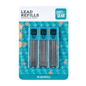 Pen + Gear Lead Refills, 0.7mm, 3 Count