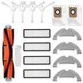 thumbnail image 2 of Kit de accesorios premium para robot aspirador Dreame L10 Plus - Incluye cepillos, filtros HEPA y paños de limpieza (12 piezas) - Diseñado para limpieza profunda y larga duración - Negro/Rojo/Blanco, 2 of 4