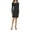 Black, variant on DKNY Womens Cut-Out Knee-Length Sheath Dress