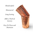 thumbnail image 3 of Juego de vasos de cobre puro martillado Siddhivinayak Overseas, 3 of 5