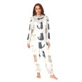 thumbnail image 2 of FORMRS Onesies Pajama for Adults Unisex Hoodie Winter Jumpsuit One Piece Sleepwear, Sizes S-2XL, Cute Cartoon Cats, 2 of 7