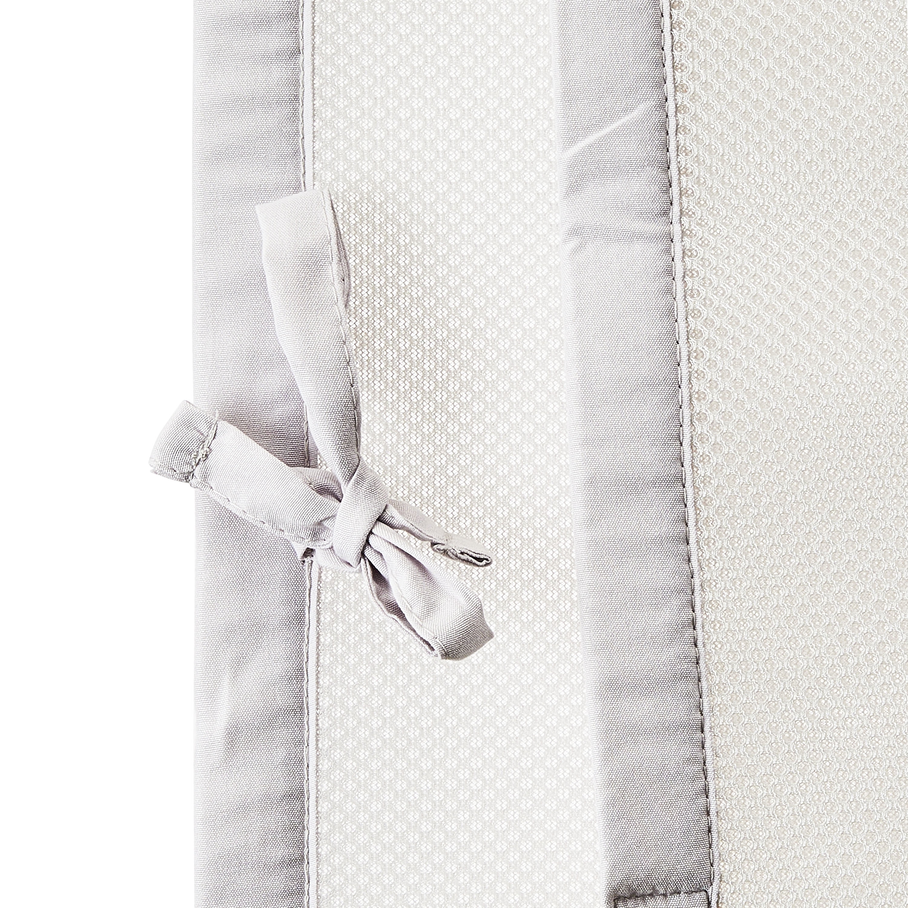 Parent's Choice Breathable Mesh Crib Liner for Full-Size Cribs, Gray