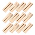 thumbnail image 1 of EASTIN 12pcs Wooden Photo Stand Rectangular Picture Holder Memo Holder for Home Office, 1 of 5
