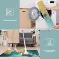 thumbnail image 6 of Teal Marble Gold Abstract Pattern Kitchen Rugs Sets Of 3,Kitchen Runner Rugs Non Skid Washable,Decorative Kitchen Floor Mats for Kitchen,Sink,Laundry,17"x30"+ 17"x47" + 17"x59", 6 of 6