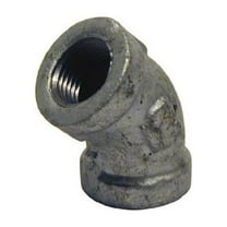 Pipe Fittings, Galvanized Street Elbow, 45 Degree, 3/4", B & K, 510-204HN