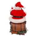 thumbnail image 3 of Kurt Adler Fabriche Christmas Figurine, Santa Beach Chair, 10.5in, 3 of 4