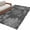 Dark Gray, variant on Tiger Deer Round Area Rug 3Ft Washable Small Circle Rugs for Kitchen Entryway, Country Retro Forest Trees Animals Plants Non-Slip Carpet Floor Mats Indoor Outdoor Carpet Runner Aesthetic Home Decor