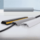 thumbnail image 1 of Canaleta de PVC autoadhesiva para suelo blando, con ranuras para cables domésticos aisladas, engrosada, antideslizante, para suelos blandos, 1 of 5