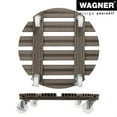 thumbnail image 6 of Wagner design yourself 20" Taupe Wood Plastic Composite Round Plant Caddy, 6 of 6