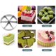 thumbnail image 5 of Divisor de tartas de acero inoxidable Cortador de porciones de tartas 6 rejillas redondas para tortitas Fácil de limpiar Porciones uniformes 20 x 20 x 4,5 cm para un control estable y un corte preciso, 5 of 7
